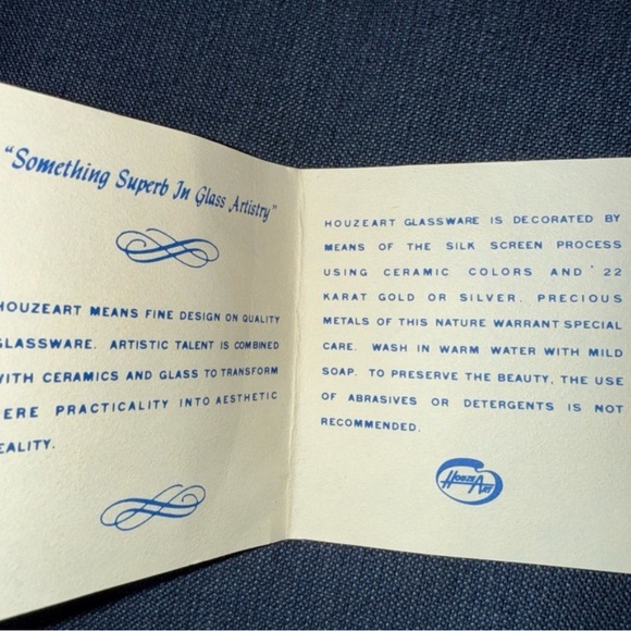 Antique House Art Elegant Gold and Red Drum Design Glass Set of 8 Red White Blue - Picture 7 of 15